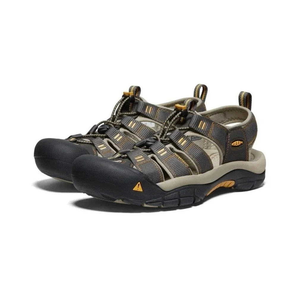 Mens Size 12- Keen Newport H2 Raven Aluminum Brown 1008399 Sandals Shoes Hiking